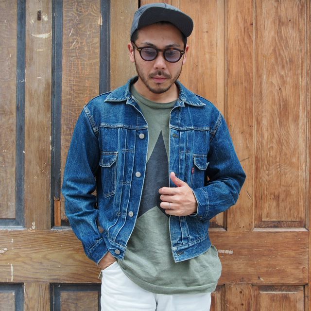 50's LEVI'S 507XX 革パッチ 50年代 セカンド 2nd リーバイス デニム