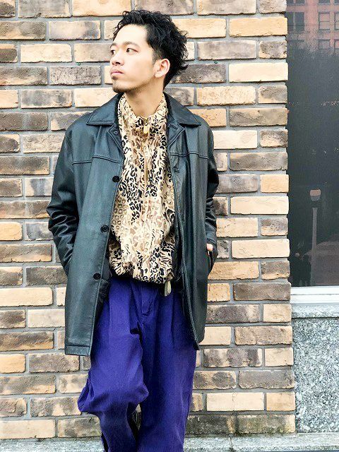 90's GAP レザーハーフコート XS 90年代 ギャップ ジャケット ...