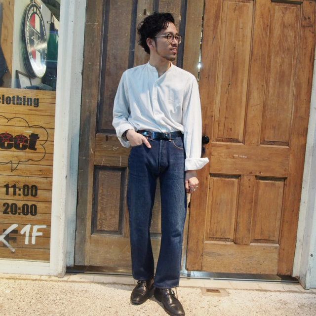 1960's LEVI'S 501 BIGE A TYPE デニムパンツ W29 濃色