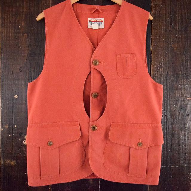 Ralph Lauren RRL ムーンポケットハンティングベスト サーモンピンクラルフローレン ダブルアール ハンター | ビンテージ古着屋Feeet 通販 名古屋 大須 メンズ