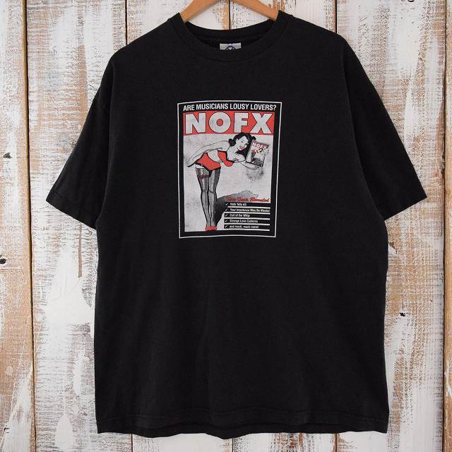 Nofx パンクロックバンドtシャツ Xlノーエフエックス バンt ミュージック 音楽 ビンテージ古着屋feeet 通販 名古屋 大須 メンズ Nofx パンクロックバンドtシャツ Xlノーエフエックス バンt ミュージック 音楽 ビンテージ古着屋feeet 通販 名古屋 大須 メンズ
