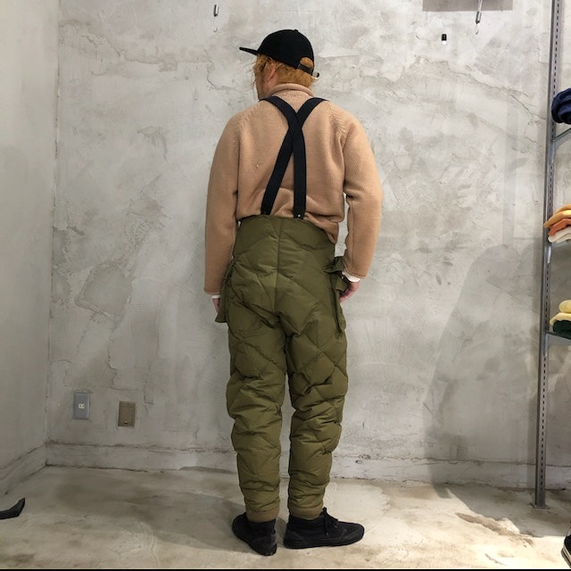 's Eddie Bauer "KARAKORAM"後期 Down Trousers with suspenders