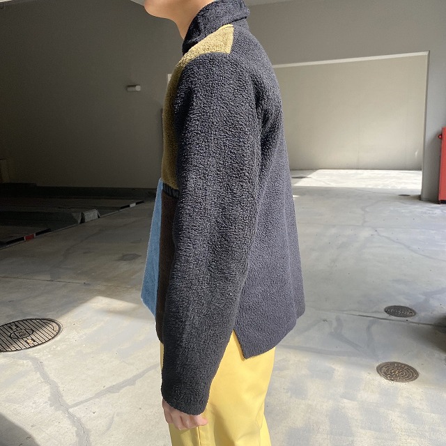 50's KODIAK by CAMPUS USA製 Mondrian Pattern Pullover Shirt50年代 コディアック アメリカ製  フェイクファー クレイジーパターン プルオーバーシャツ| ビンテージ古着屋Feeet 通販 名古屋 大須 メンズ
