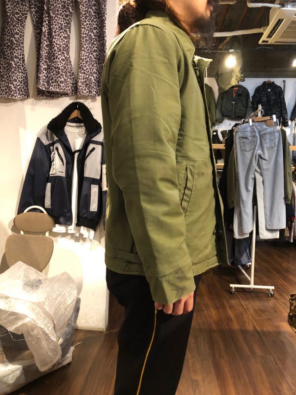 80's U.S.NAVY A-2 デッキジャケット