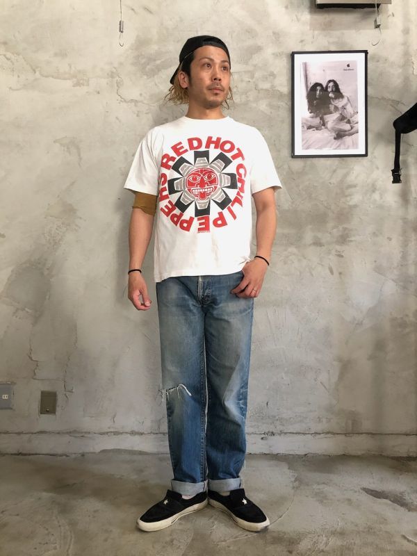 販売最安  レッドホットチリペッパーズ　ベースボールシャツ vintage Tシャツ/カットソー(半袖/袖なし)