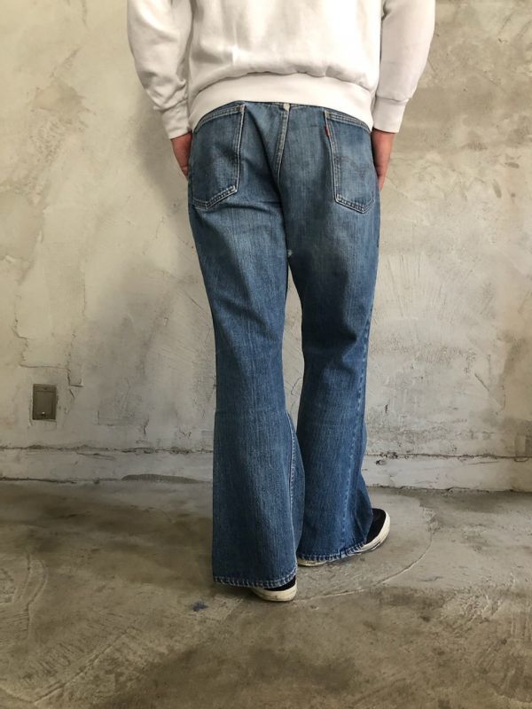 's LEVI'S  BIGE デニムパンツ 年代 ビッグe ビッグイー フレア