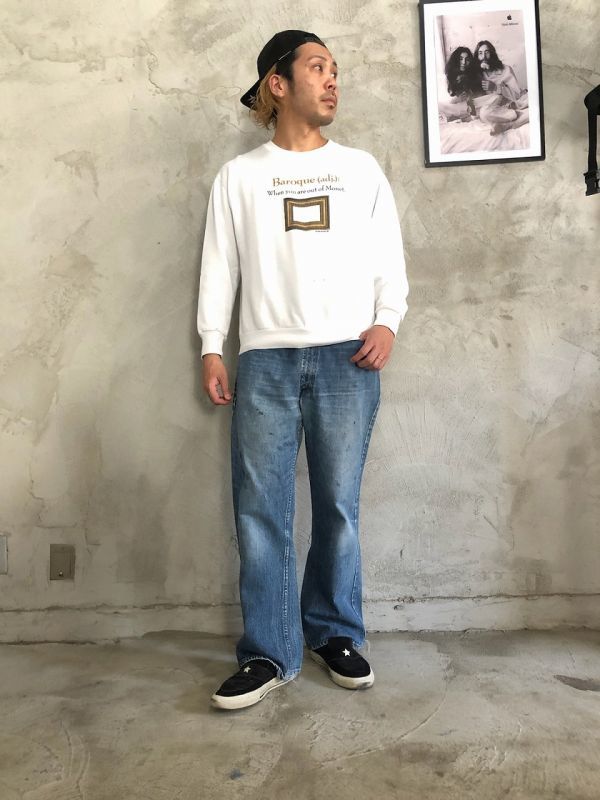 70's LEVI'S 646 BIGE デニムパンツ