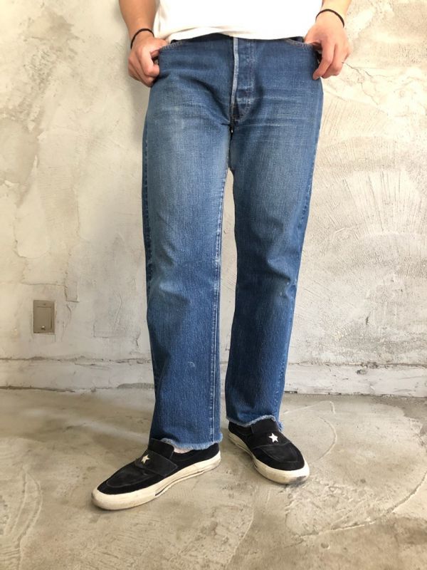 60's〜70's LEVI'S 501 BIGE デニムパンツ W3360年代 70年代 リーバイス ビッグイー ジーンズ | ビンテージ