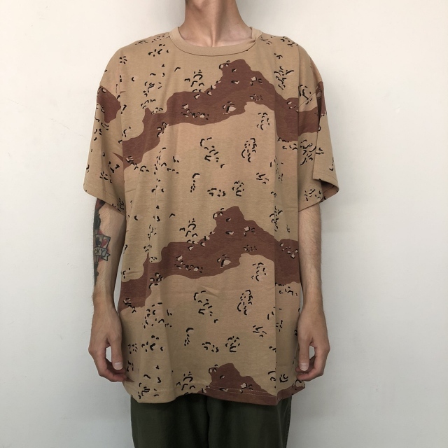 SALE】 チョコチップカモ柄Tシャツ DEADSTOCKデッドストック 