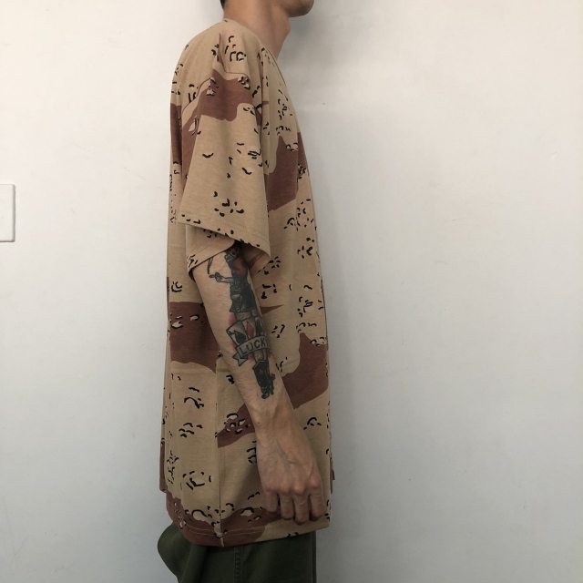 SALE】 チョコチップカモ柄Tシャツ DEADSTOCKデッドストック 