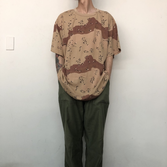 SALE】 チョコチップカモ柄Tシャツ DEADSTOCKデッドストック 