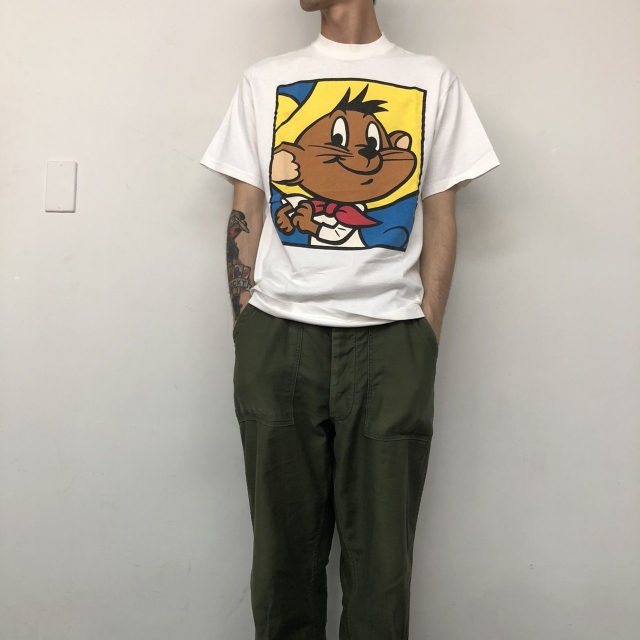 Sale 90 S Looney Tunes スピーディー ゴンザレス Usa製 キャラクターtシャツ 90年代 ルーニー テューンズ ネズミ キャラクター アメリカ製 ビンテージ古着屋feeet 通販 名古屋 大須 メンズ