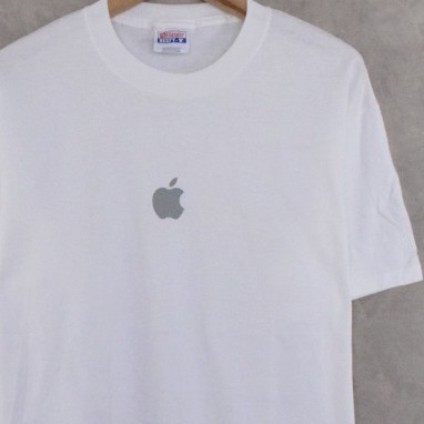 画像1: Apple ロゴプリントTシャツ M (1)