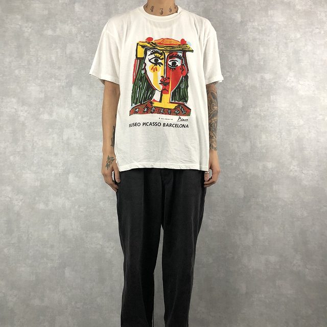 's Pablo Picasso "MUSEO PICASSO" アートTシャツ XL