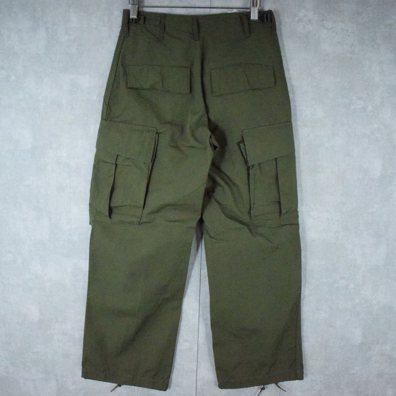 60's U.S.ARMY Jungle Fatigue Trousers 4th Dead Stock W25~28