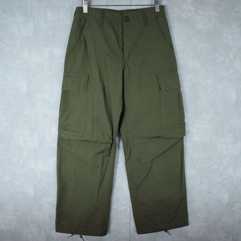 60's U.S.ARMY Jungle Fatigue Trousers 4th Dead Stock W25~28