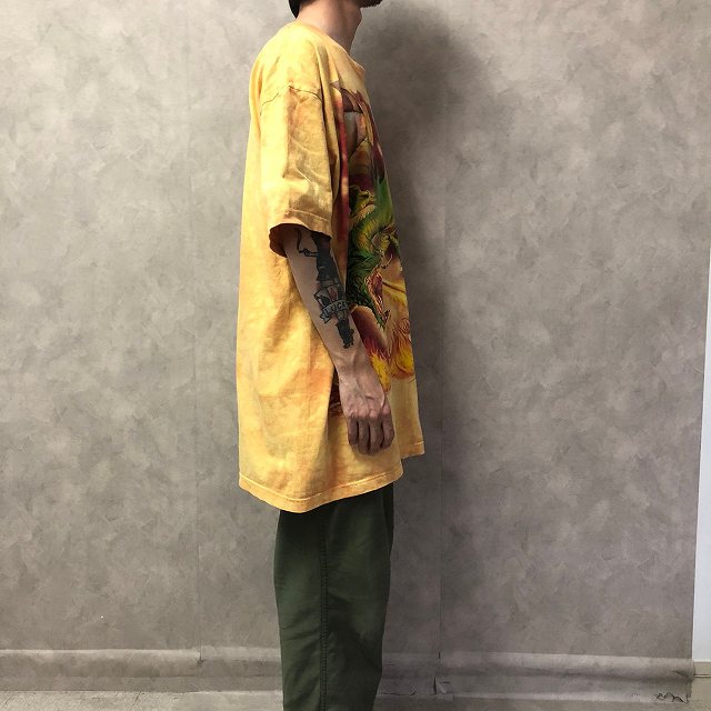 【SALE】 2002 THE MOUNTAIN ドラゴン 大判プリントTシャツ XXL