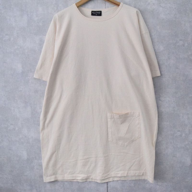 【SALE】 90's ALORE USA製 ポケットデザインTシャツ DEADSTOCK