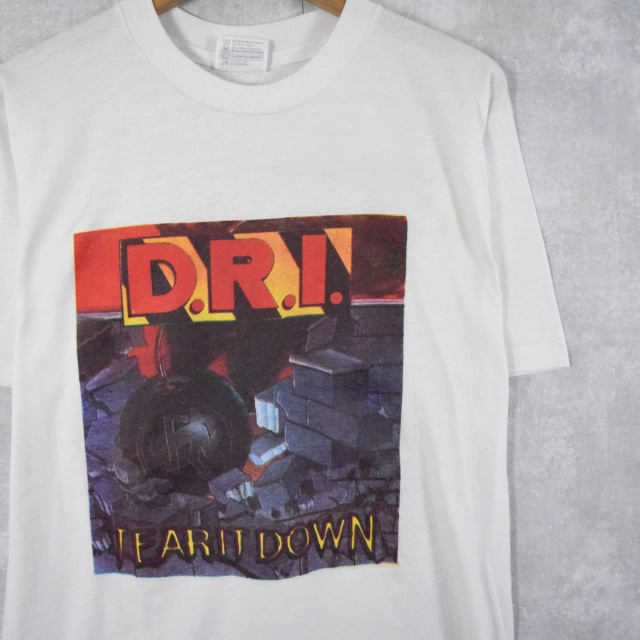 画像1: 80〜90's D.R.I USA製 スラッシュバンド ツアーTシャツ L (1)