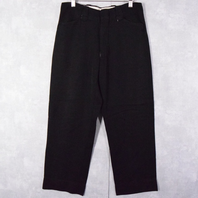 60年代 60s 黒 ブラック パンツ | ビンテージ古着屋Feeet 通販 名古屋 大須 メンズ