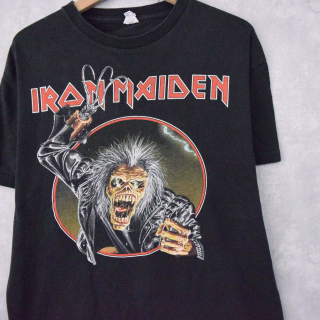 【堀江店先行販売】 ヘインズ Hanes IRON MAIDEN アイアンメイデン アルバム Killers バンドTシャツ メンズL /evb001022