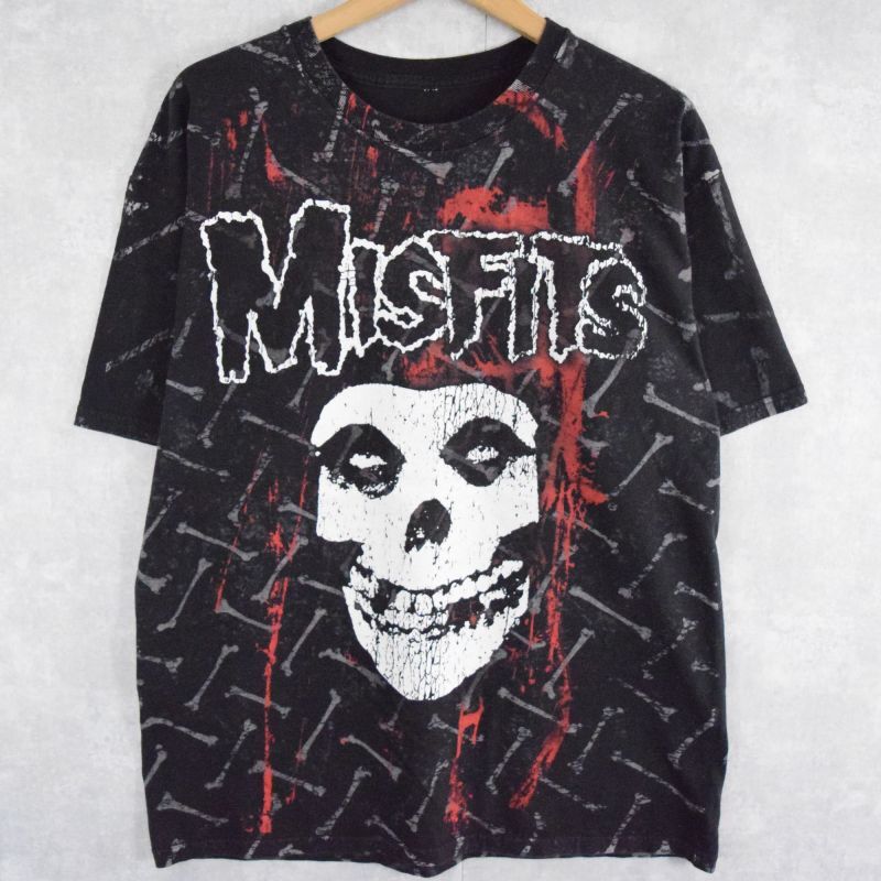 THE MISFITS ハードコアパンクバンド 大判プリントTシャツ