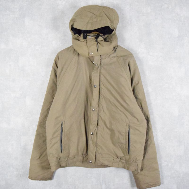 80's THE NORTH FACE 茶タグ USA製 中綿入り ナイロンジャケット XL