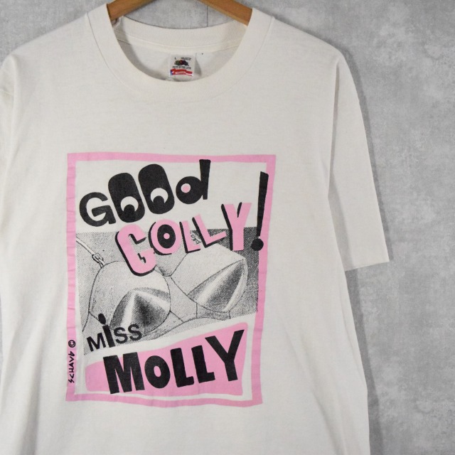 画像1: 90's Little Richard USA製 "GOOD GOLLY MISS MOLLY" ミュージシャンプリントシャツ L (1)
