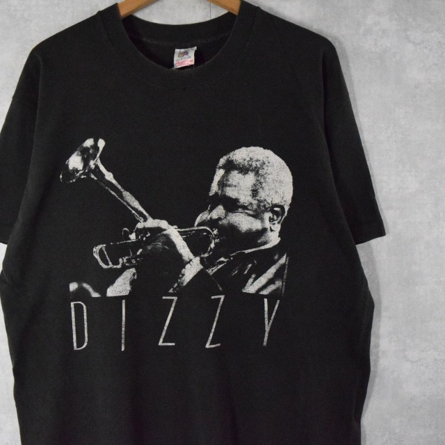 画像1: 90's Dizzy Gillespie USA製 ジャズミュージシャン プリントTシャツ L (1)