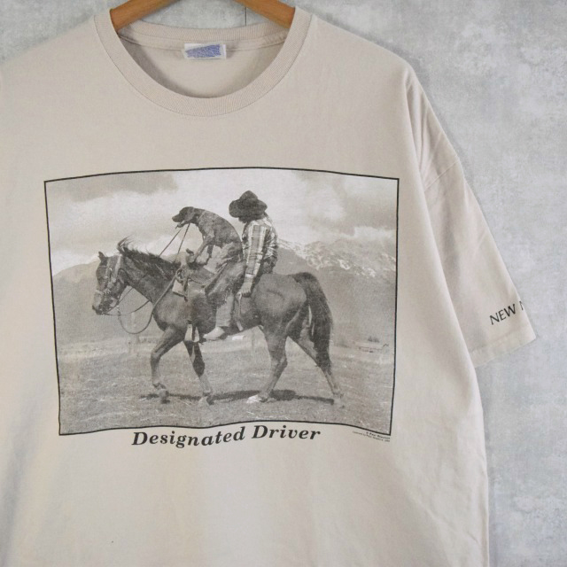 画像1: "Designated Driver" フォトプリントTシャツ XL (1)