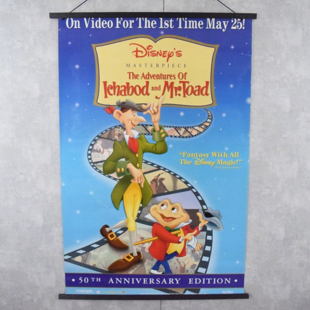 画像1: 【SALE】"The Adventures of Ichabod and Mr. Toad" Disney Animation Poster (1)