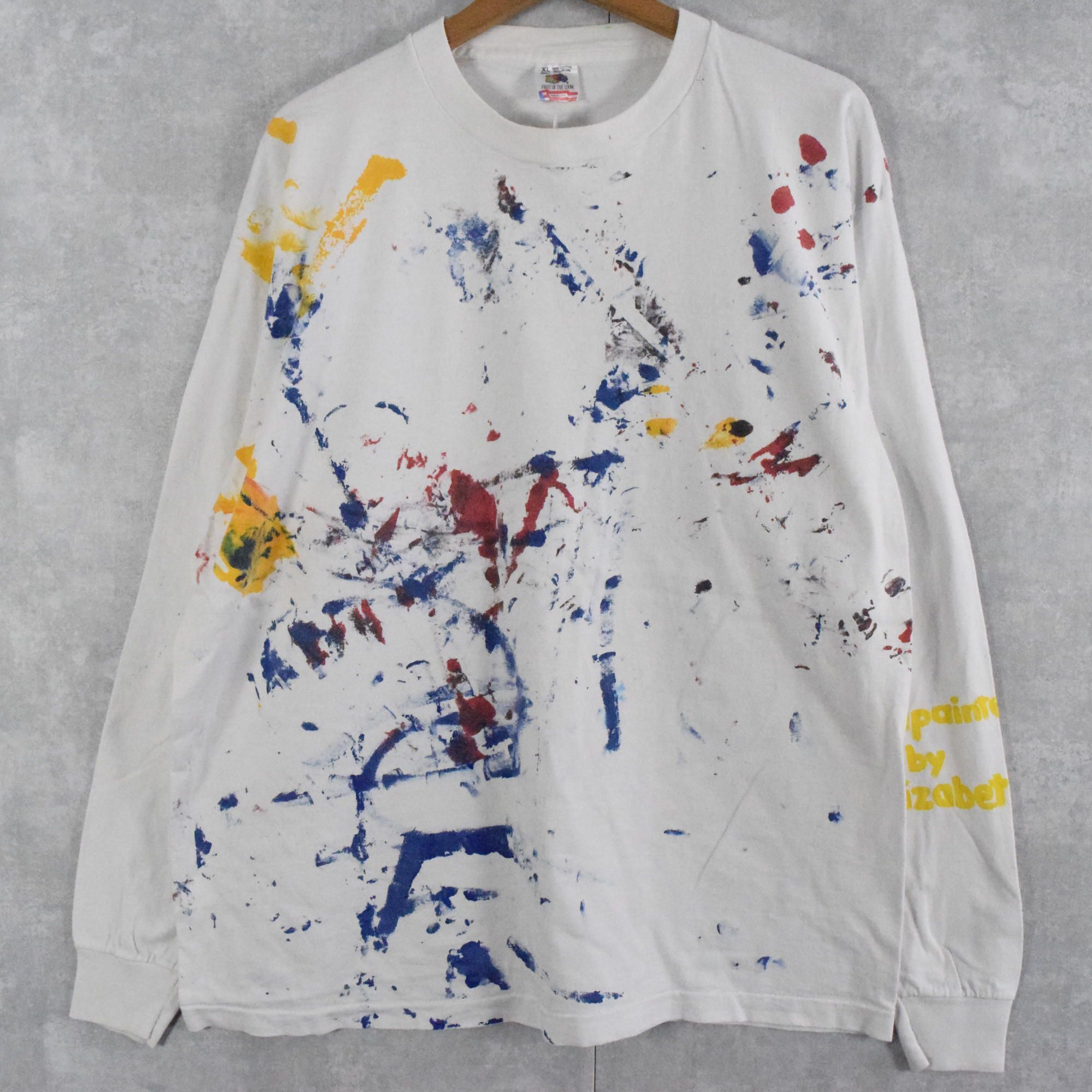 90年代 フルーツオブザルーム FRUIT OF THE LOOM プリントTシャツ メンズXL ヴィンテージ /eaa342160