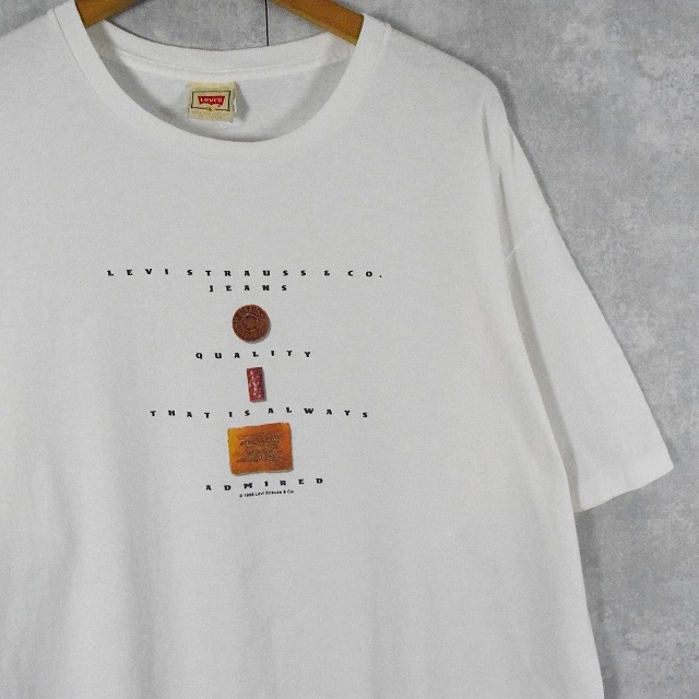 価格 USA製90s 当時物 Levi´s リーバイス Tシャツ ホワイト 白 XL