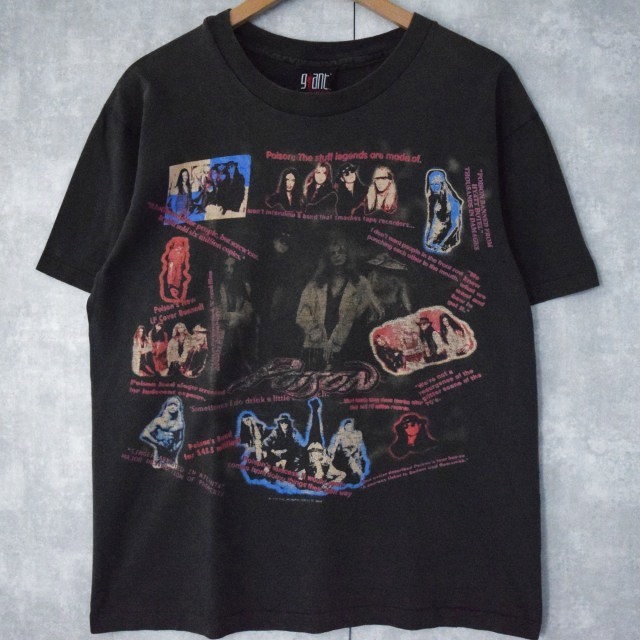 90'S 当時物　POISON Tシャツ　ヴィンテージ　USA製　バンドT