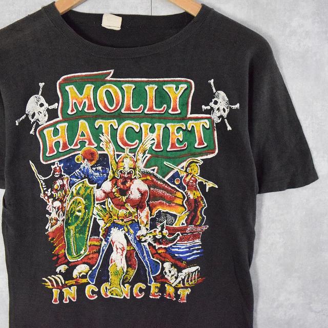 画像1: 70〜80's Molly Hatchet ハードロックバンド プリントTシャツ (1)