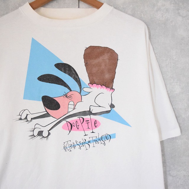 画像1: 90's USA製 "Dog Pile" キャラクタープリントTシャツ XL (1)