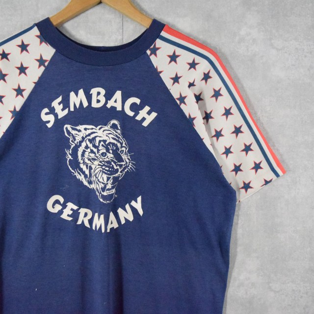 画像1: 70〜80's SEMBACH GERMANY ラグランTシャツ  (1)