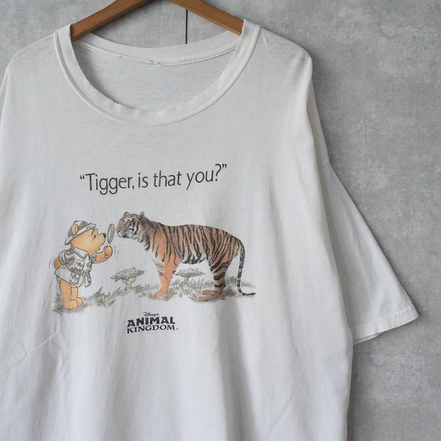 画像1: Disney ANIMAL KINGDOM "Tigger, is that you? " キャラクターTシャツ (1)