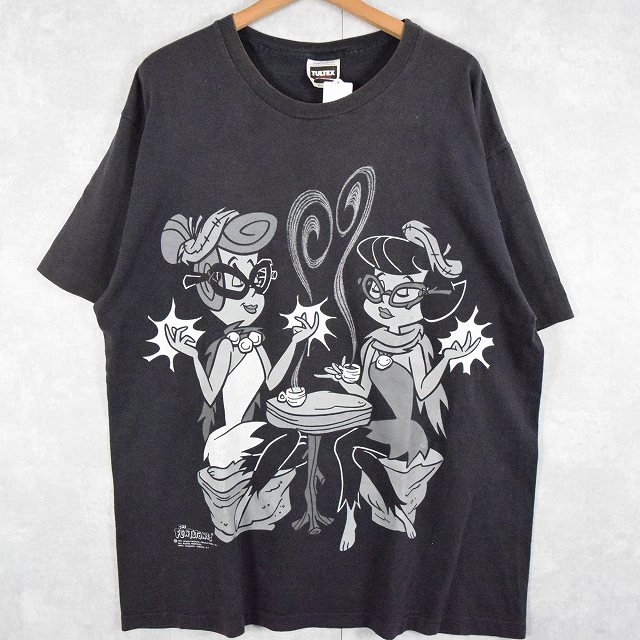 画像1: 90's The Flintstones "Wilma Flintstone & Betty Rubble" キャラクターTシャツ XL (1)