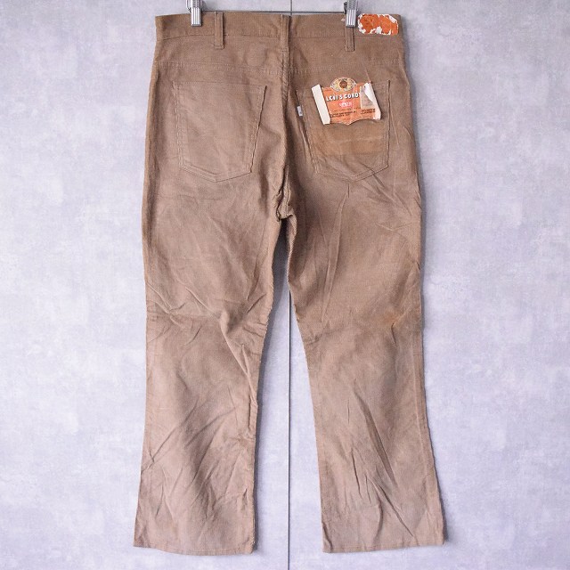 画像1: 80's Levi's 646 USA製 ベルボトム コーデュロイパンツ フラッシャー付きDEADSTOCK W35 (1)