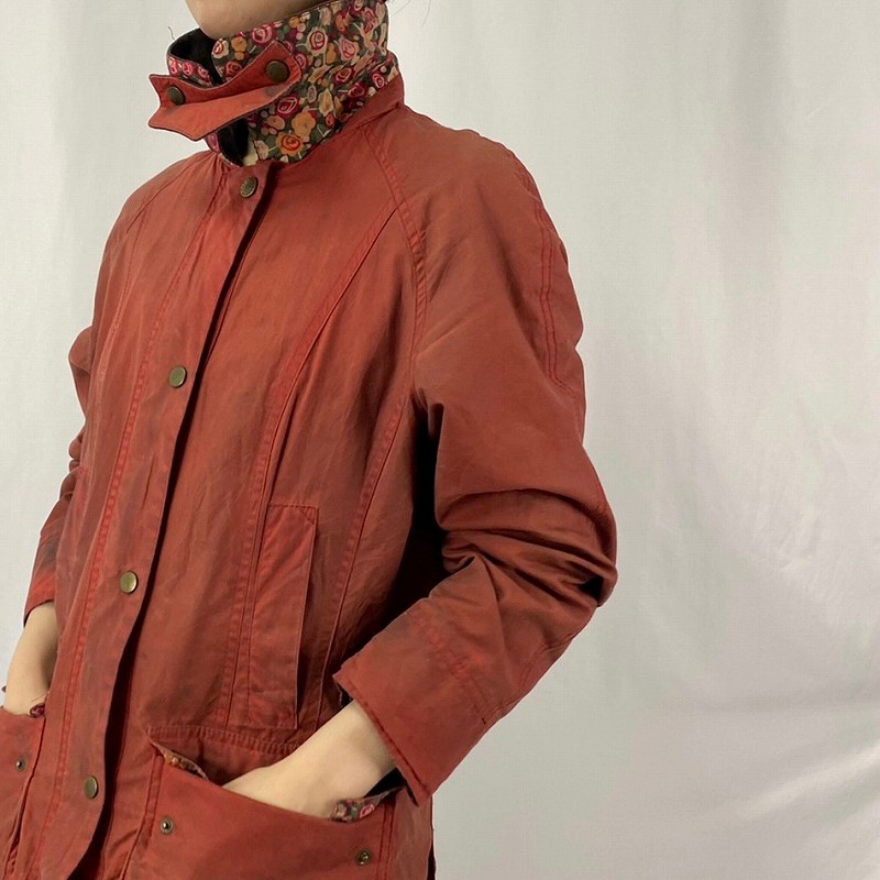 Barbour England製 3ワラント オイルドジャケット Deuxieme Classe ボタニーツイルオーバーコート