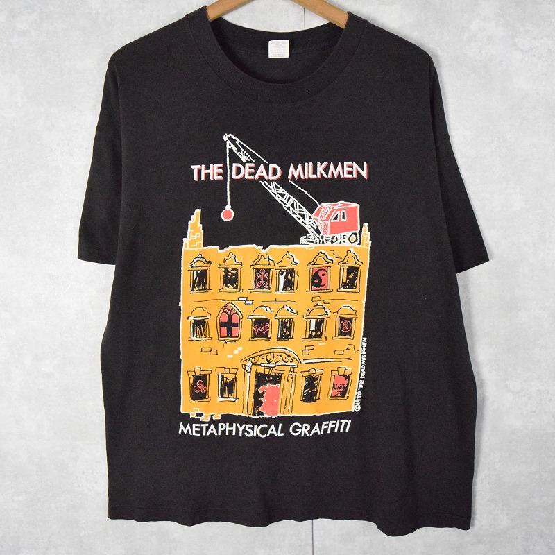 画像1: 90's THE DEAD MILKMEN USA製 パンクロックバンドTシャツ L (1)