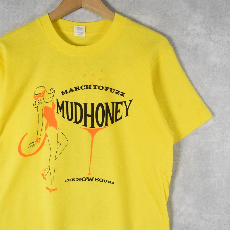 画像1: 90's Mudhoney USA製 "March To Fuzz" ロックバンドプリントTシャツ DEADSTOCK L (1)