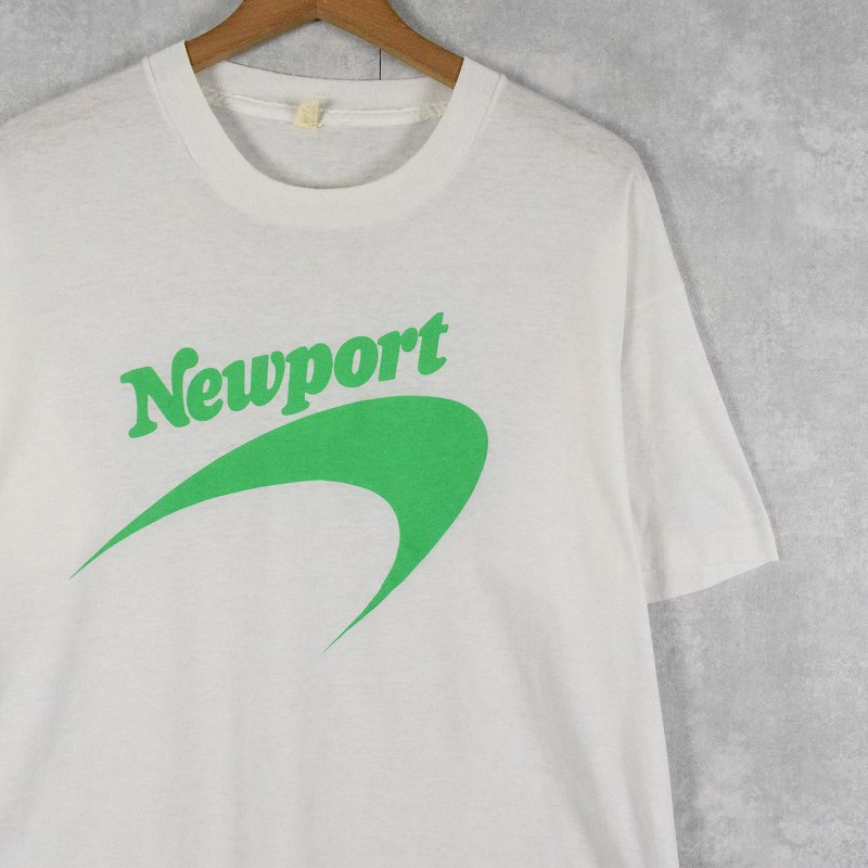 画像1: 80's Newport USA製 ロゴプリントTシャツ XL (1)