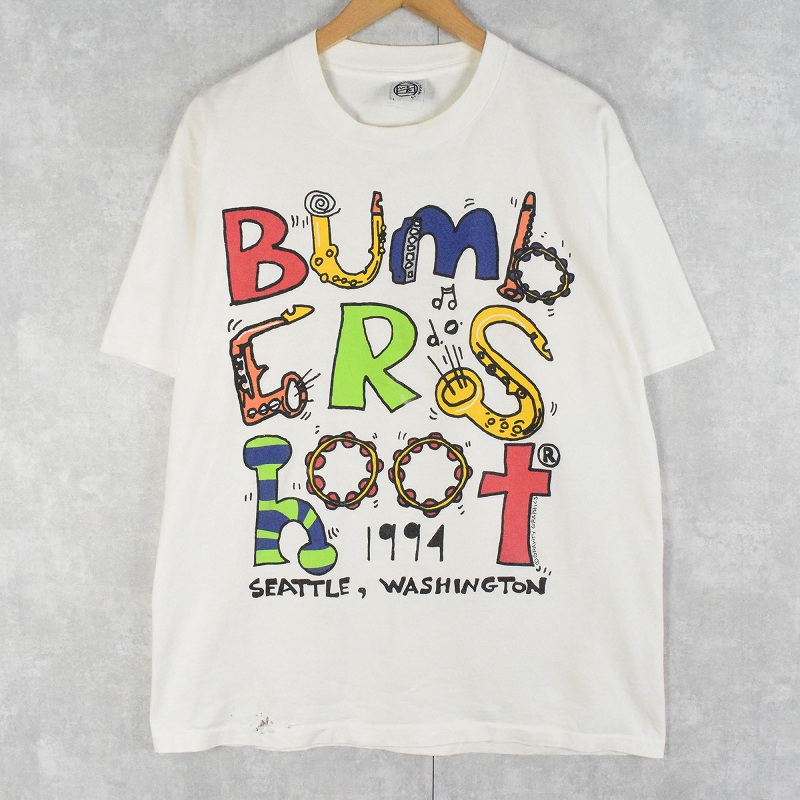 画像1: 1994 GRAVITY GRAPHICS USA製 "Bumb ERS hoot" ミュージックフェスティバルTシャツ L (1)