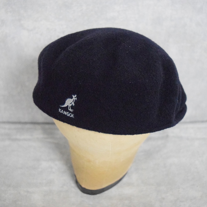 画像1: KANGOL ウールベレー帽 BLACK XL (1)