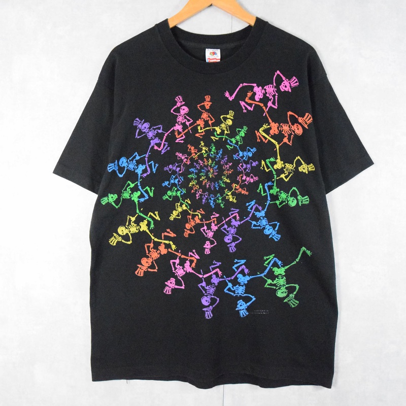 90's GRATEFUL DEAD USA製 ロックバンドTシャツ BLACK XL