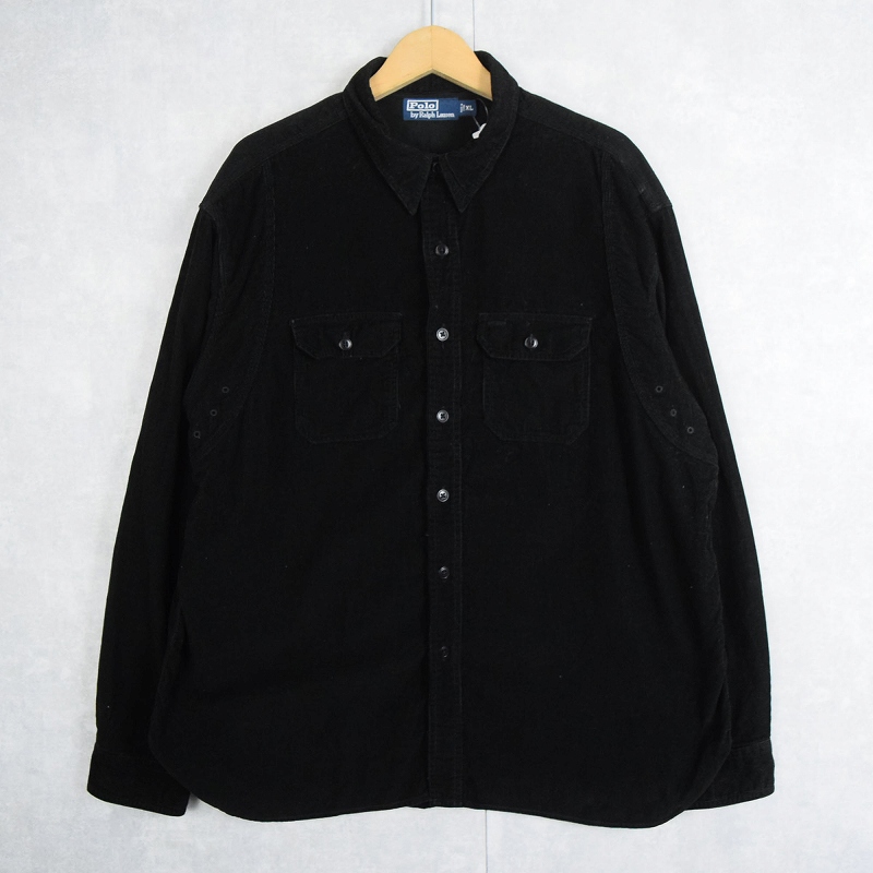 POLO Ralph Lauren コーデュロイシャツ BLACK XL