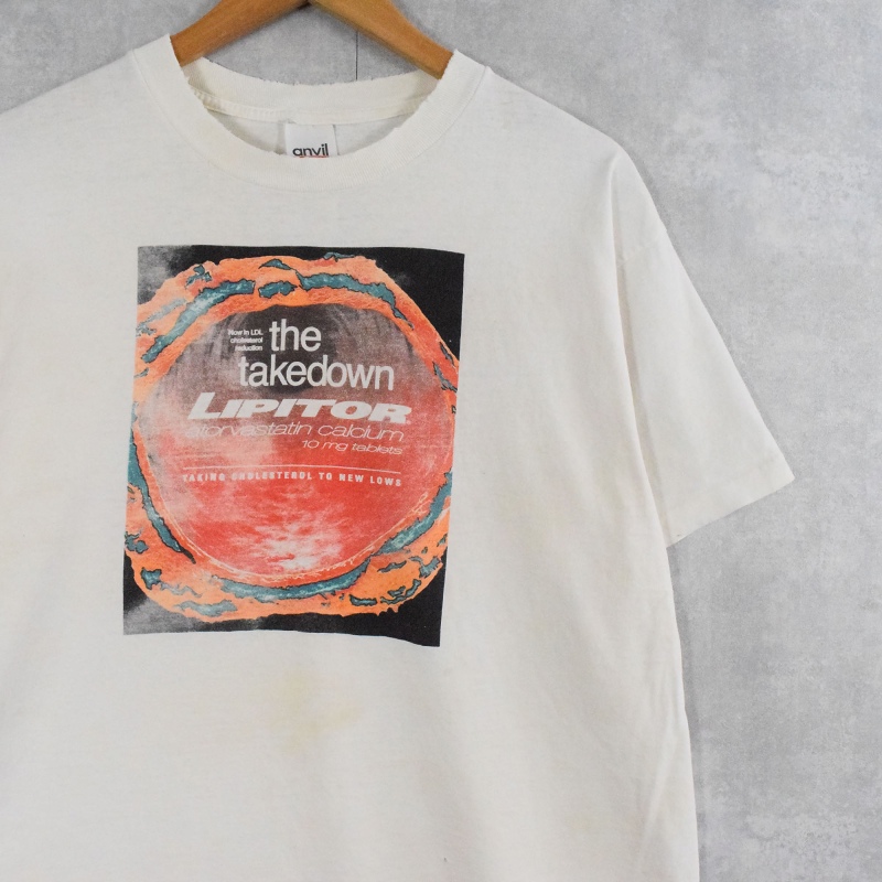 90's LIPITOR 医療品 プリントTシャツ XL