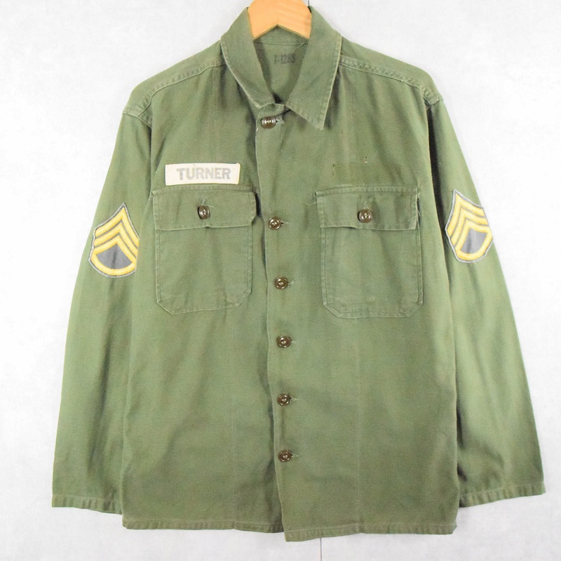 60's U.S.ARMY ユーティリティシャツ 1st